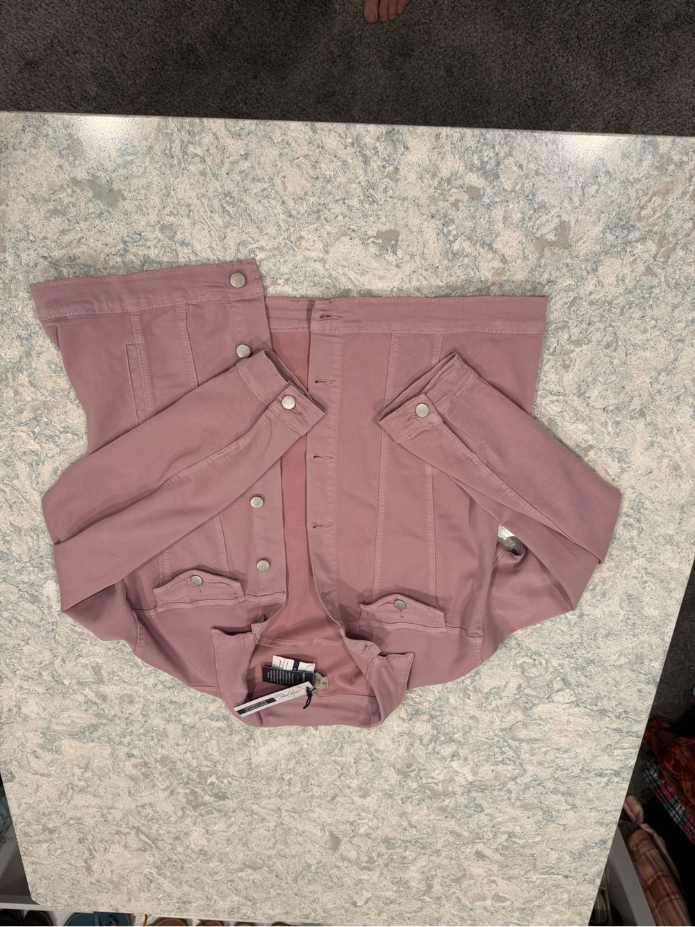 Agolde Dusty Rose Utility Jacket